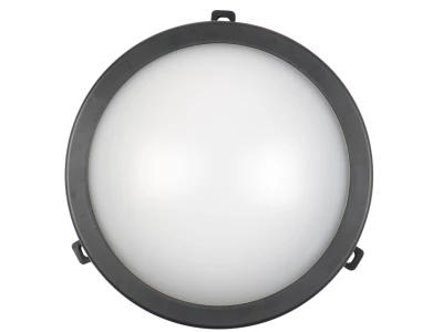 Commel LED lámpatest kerek fekete 12W 407-502