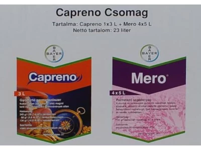 Capreno csomag (3x1l Capreno+4x5l Mero) II.