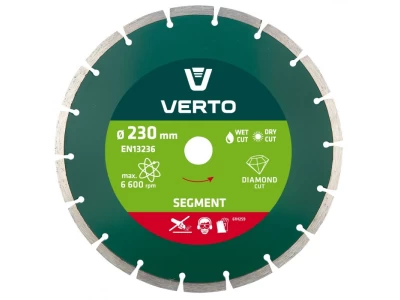 Verto gyémánt vágókorong 230 mm szegmentált 61H2S9