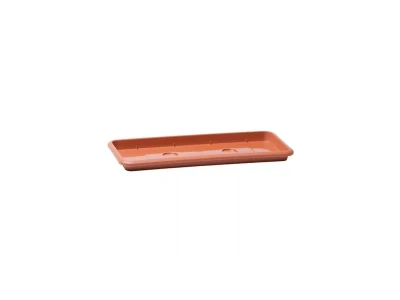 Balkontálca műanyag terracotta 60cm